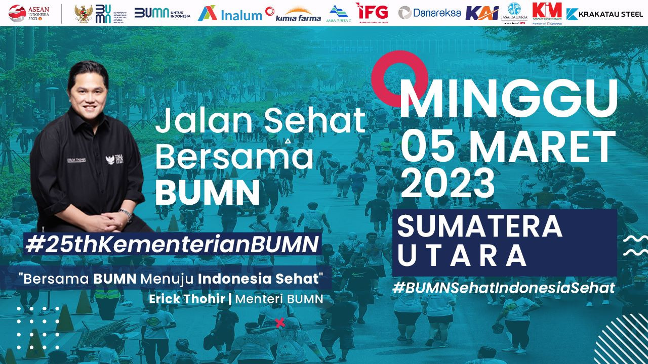 25 Years Anniversary of BUMN Ministry in Nias, Provide Healthy Walk