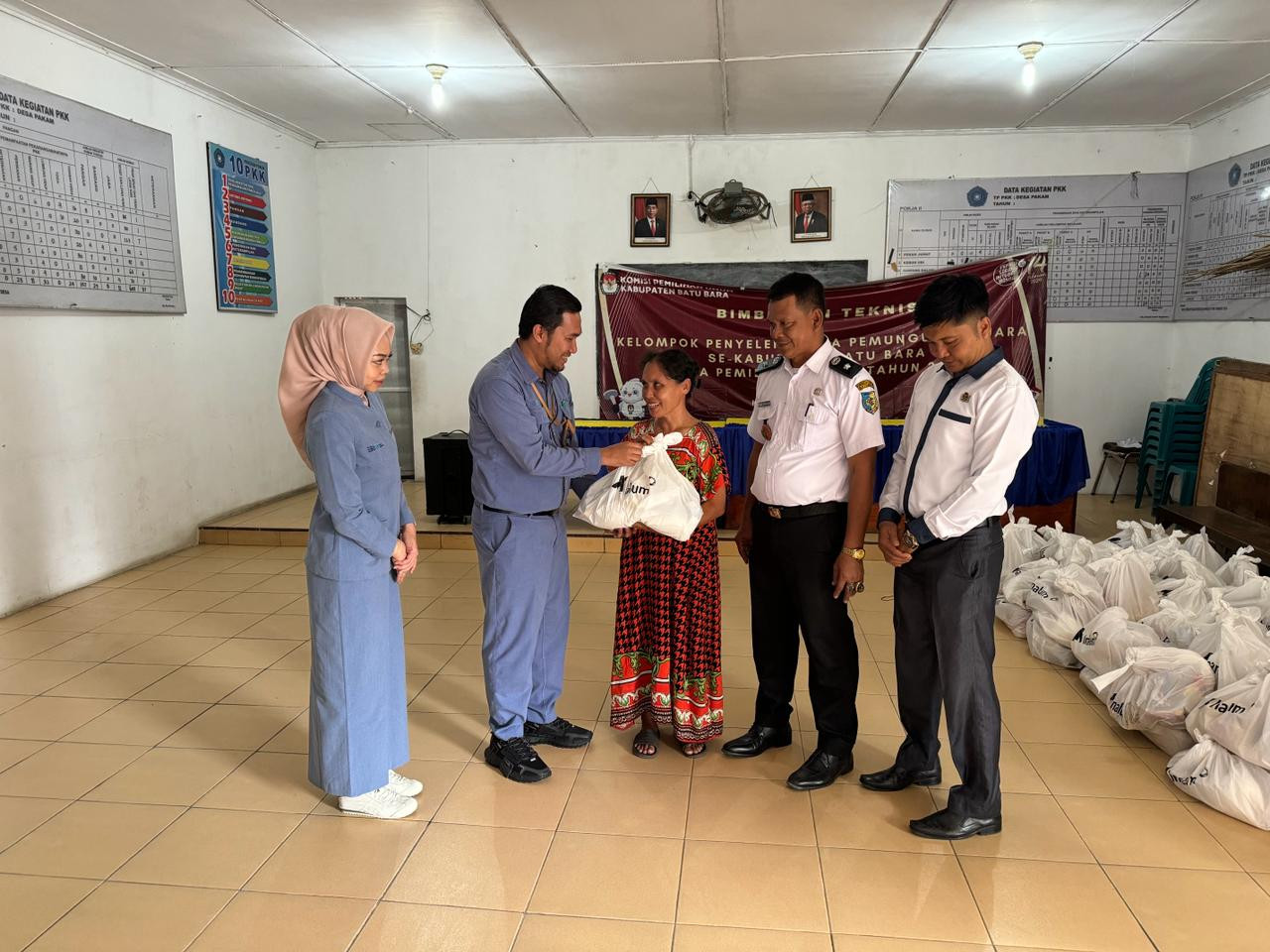 Celebration of 48th, INALUM Donated 1500 Basic Food Packages