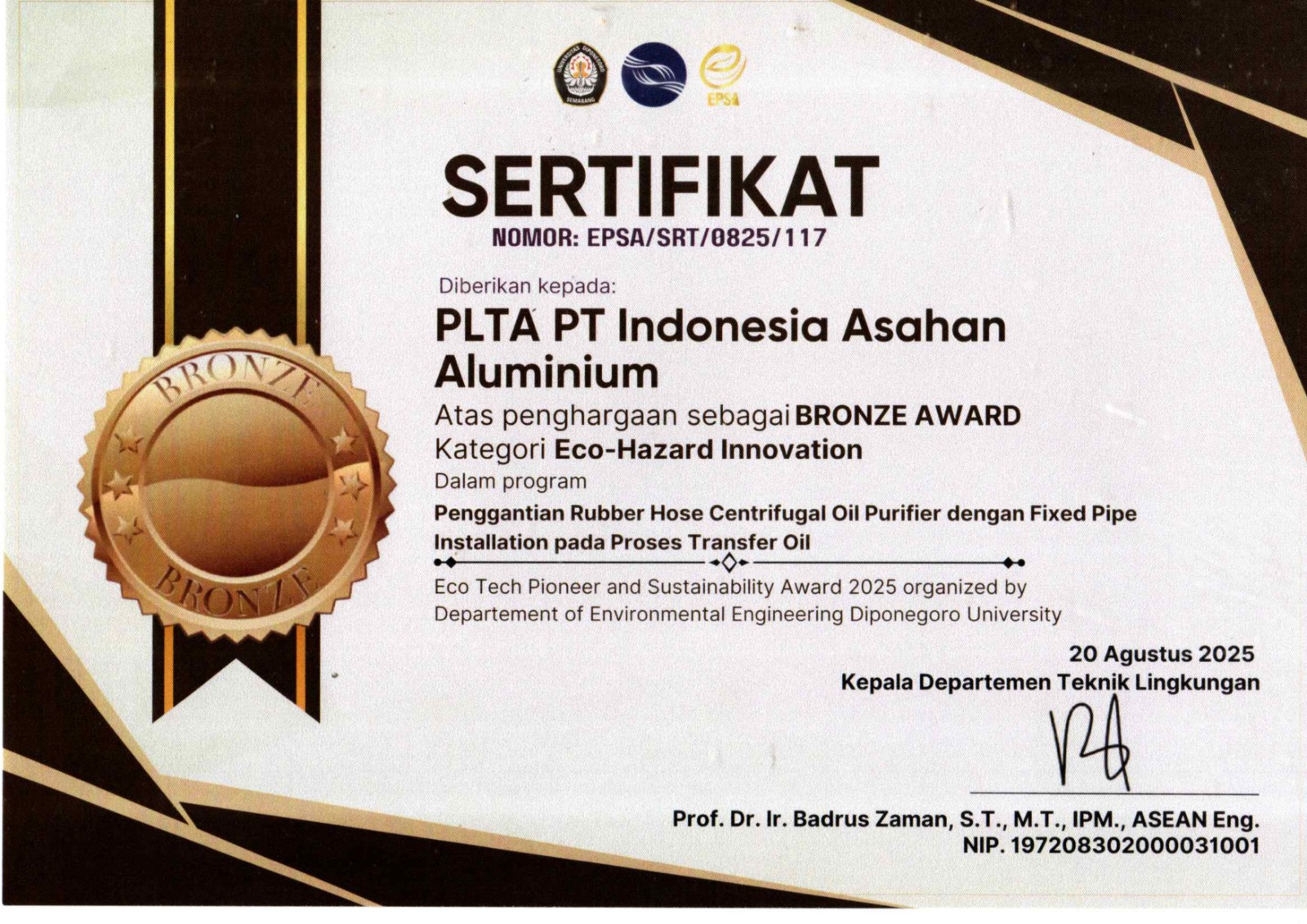 Program Penilaian Peringkat Kinerja Perusahaan dalam Pengelolaan Lingkungan periode 2020 & 2021