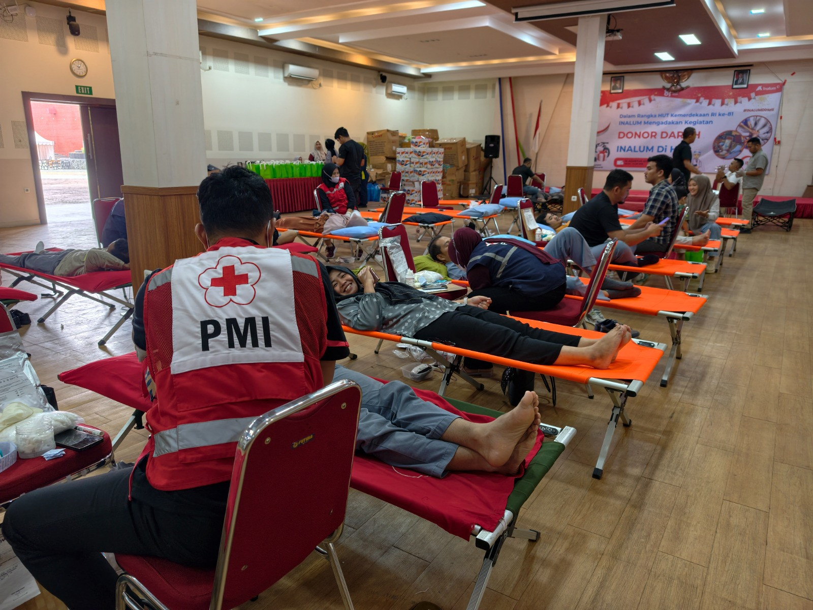 INALUM Sambut HUT RI ke-81 dengan Aksi Donor Darah, Himpun 626 Kantong Darah 