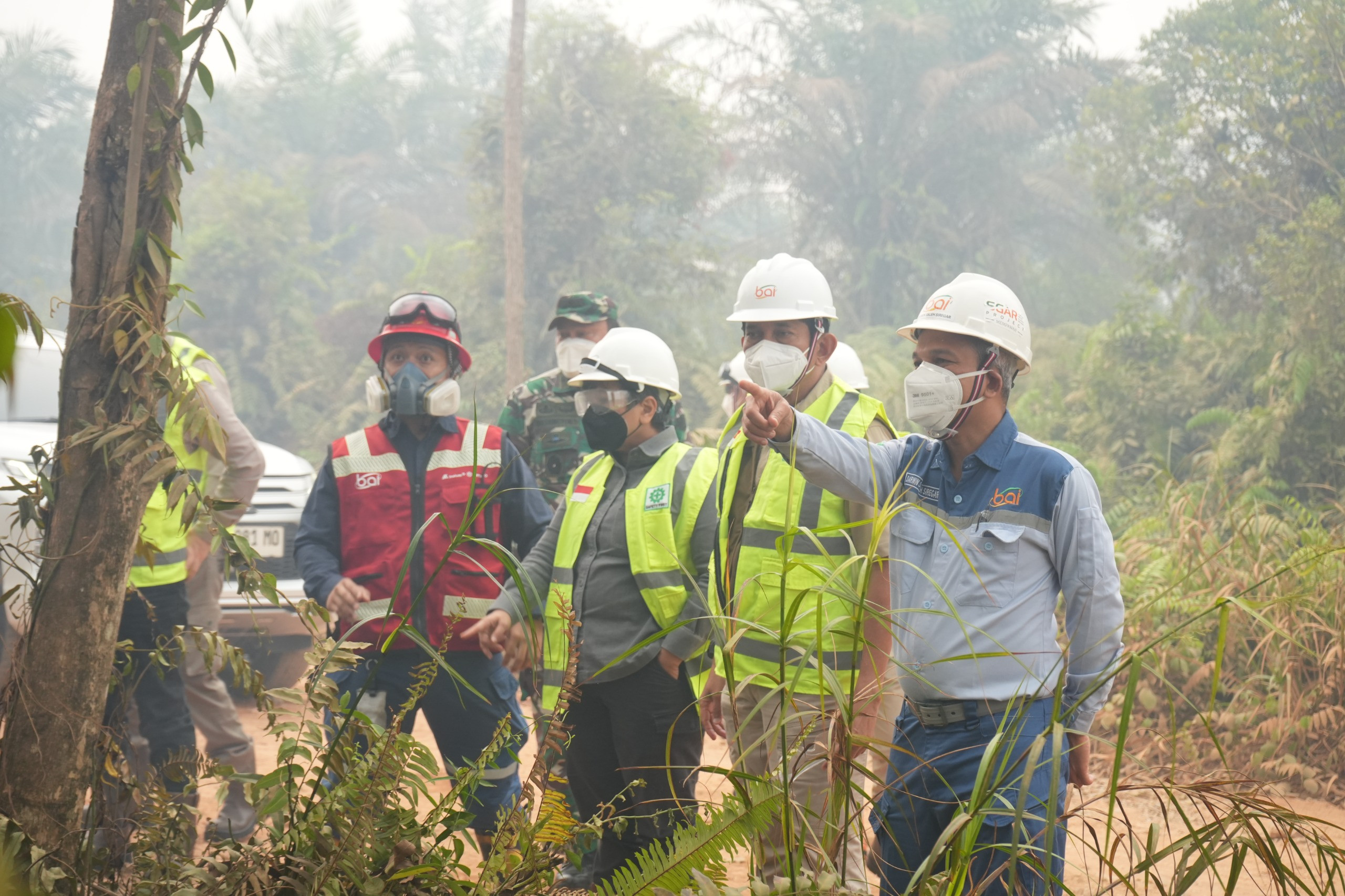 INALUM Perkuat Penanganan Karhutla di Mempawah - Kalimantan Barat, 60 Relawan Grup MIND ID Diterjunkan ke Sekitar Wilayah Operasional BAI 