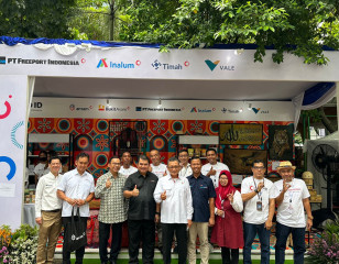 Proud, INALUM Exhibits MSME Products at the Ministry of Energy and Mineral Resources RI Bazaar