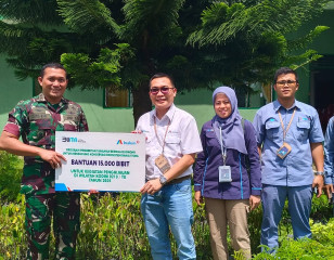 INALUM Memberikan Bantuan 15,000 Bibit Pohon Untuk Mendukung Konservasi Ekosistem Danau Toba