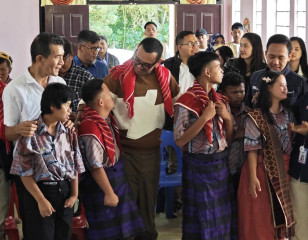 Erick Thohir Provides Assistance to the GBKP Disability Development and Moderation Foundation in North Sumatra