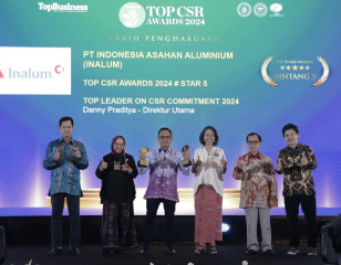 INALUM Kembali Raih Dua Penghargaan CSR