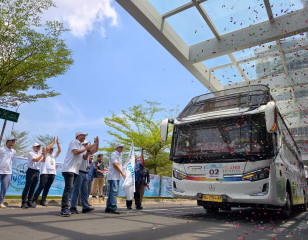 Mudik Bersama BUMN 2026, INALUM Berangkatkan 140 Peserta Mudik Gratis Ke Aceh, Padang, dan Pekanbaru