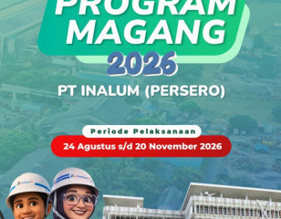 INALUM Buka Program Magang 2026, Ajak Talenta Muda Belajar Langsung di Industri Strategis Nasional 
