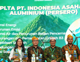 PLTA INALUM Raih 8 Penghargaan ENSIA 2026, Perkuat Praktik Industri Berkelanjutan 